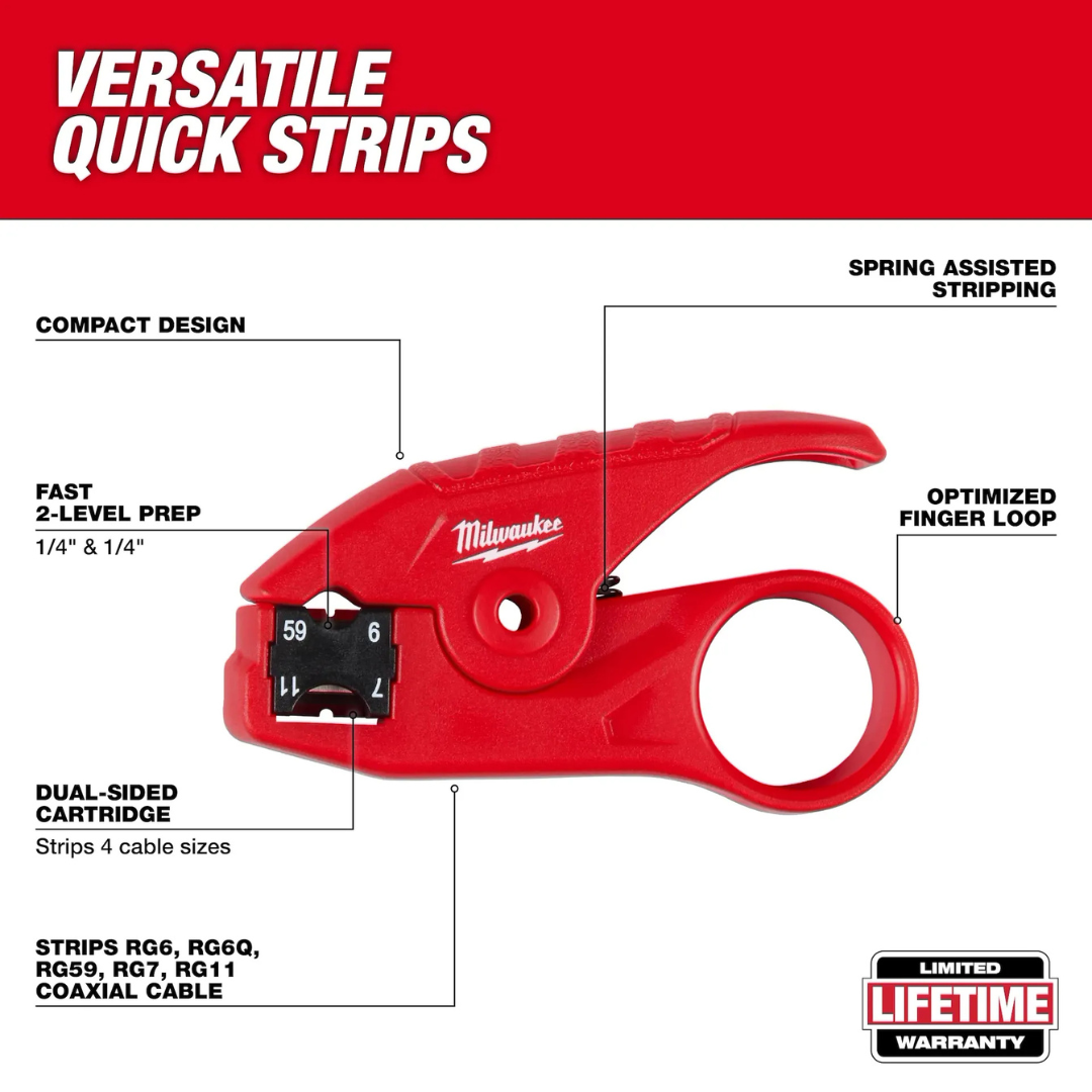 Milwaukee Coax Stripper from Columbia Safety